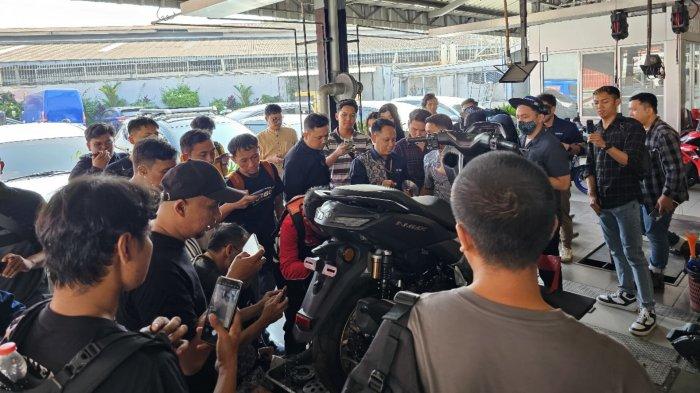 Kegiatan Media Workshop yang berlangsung pada Jumat (21/6) di Dealer Yamaha Mekar Motor, Cibinong, Jawa Barat.