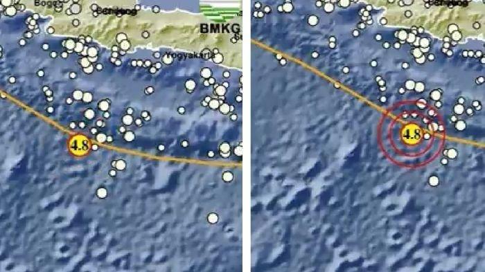 GEMPA BARUSAN - Gempa di Pangandaran Jawa Barat 2 menit yang lalu magnitudo 4.8, cek info BMKG.