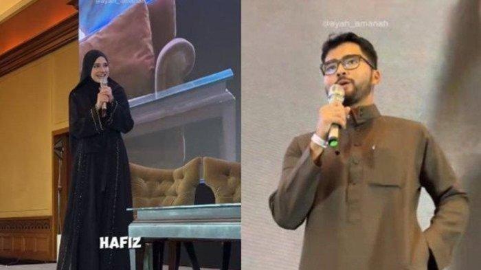 DIJODOHKAN - Syifa Hadju dan Aviz Fauzan di kajian Ustaz Hanan Attaki hingga keduanya dijodohkan.