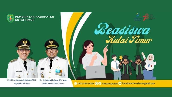 BEASISWA KUTAI TIMUR 2024 - Link pendaftaran kategori mahasiswa dan siswa, cek syarat lengkapnya.
