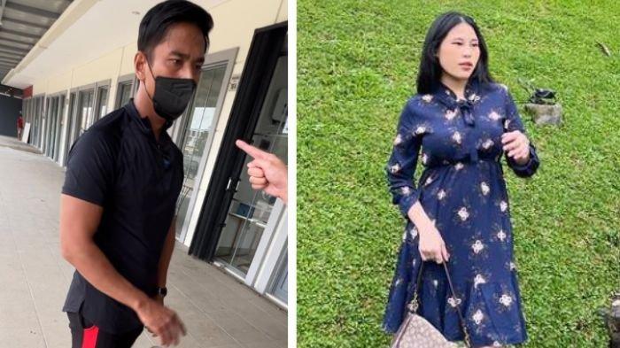 Ade suami Ayu Sinjai (kiri) saat dipergoki selingkuh oleh Ayu Sinjai (kanan). Beredar viral suami Ayu Sinjai selingkuh, settingan?