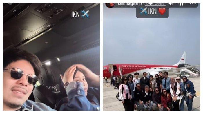 Presiden Joko Widodo (Jokowi) dan Ibu Negara, Iriana bakal didampingi oleh beberapa pesohor Tanah Air seperti influencer Atta Halilintar hingga artis, Raffi Ahmad saat melakukan kunjungan ke Ibu Kota Nusantara (IKN) hari ini, Minggu (28/7/2024).