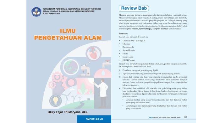 Soal IPA Kelas 8 halaman 81 Kurikulum Merdeka tentang Bab 2, berikut kunci jawabannya.