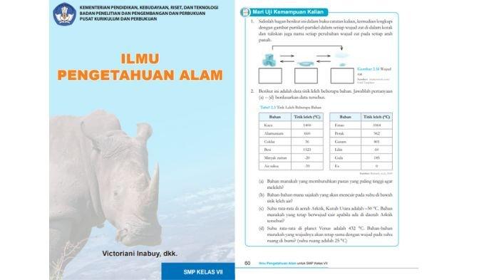 Soal IPA kelas 7 Kurikulum Merdeka halaman 60, cek referensi kunci jawabannya.