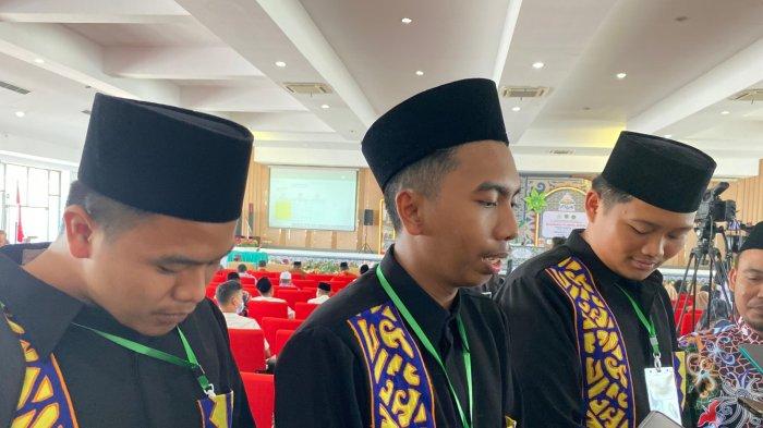 Tim Putra Kafilah Kaltim untuk cabang Musabaqah Fahmil Qur'an yang berhasil masuk final, Kamis (12/9/2024). TRIBUNKALTIM.CO/RITA LAVENIA