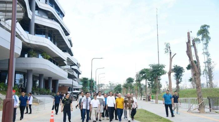 RAPAT KABINET PARIPURNA - Ilustrasi nuansa di IKN Nusantara, Kalimantan Timur. Kabarnya hari ini beberapa menteri Kabinet Indonesia Maju akan berdatangan ke Kota Balikpapan, Kalimantan Timur, Kamis (12/9/2024).