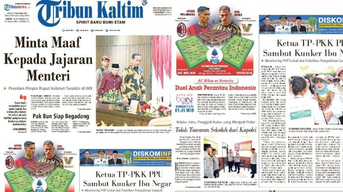 HL Tribun Kaltim hari ini.