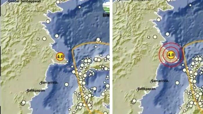 GEMPA TERKINI - Gempa barusan 10 menit lalu guncang Berau Kaltim magnitudo 4.0, cek info BMKG.