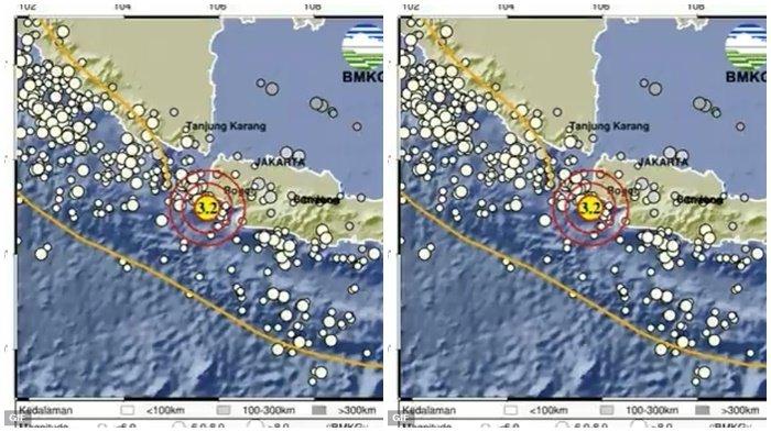Gempa hari ini di Banten.