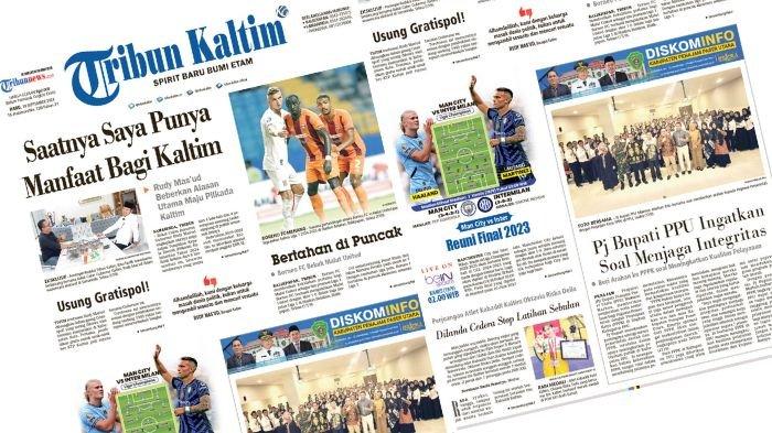 TRIBUN KALTIM HARI INI - Edisi Rabu, 19 September 2024. Membahas di antaranya wawancara ekslusif Pemred Tribun Kaltim Ibnu Taufik Juwariyanto dengan Bakal Calon Gubernur Kaltim, Rudy Mas’ud bicara soal Pilkada Kaltim 2024.