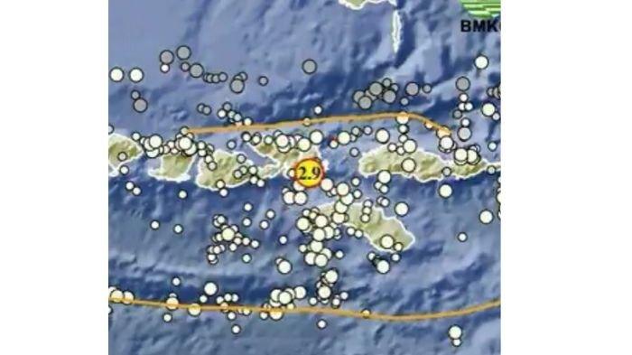 Gempa Hari Ini - Gempa guncang Kota Bima NTB magnitudo 2.9, cek info BMKG.