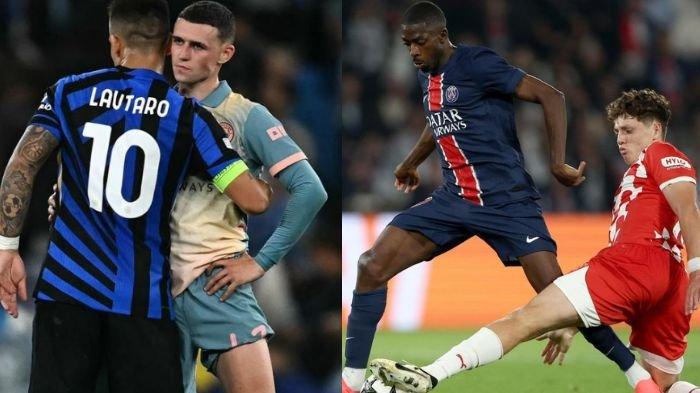 HASIL LIGA CHAMPIONS - Pertandingan lanjutan UCL menyajikan di antaranya Man City vs Inter Milan dan PSG vs Girona.