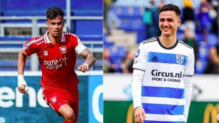 JADWAL TIMNAS SENIOR - Mees Hilgers dan Eliano Reijnders.