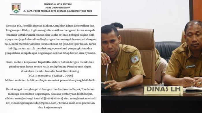 Kabid Pengelolaan Sampah Dinas Lingkungan Hidup Kota Bontang Syakhruddin (kiri) dalam sebuah rapat dengan DPRD, beberapa waktu lalu.