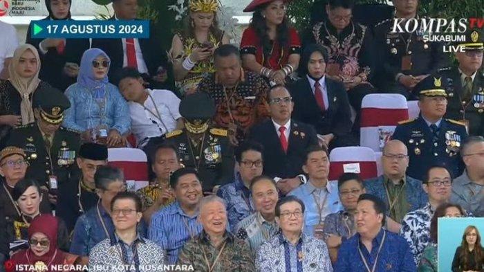 Sugianto Kusuma (Aguan), Alexander Kusuma, Boy Garibaldi Thohir, hingga Franky Widjaja, tampak menghadiri Upacara 17 Agustus 2024 di IKN.