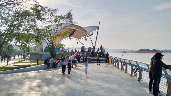 Suasana Teras Samarinda minggu pagi 6 Oktober 2024.