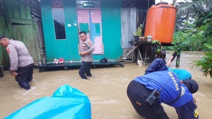 TKP balita 3 tahun tenggelam di Jalan Batu Cermin, Samarinda, Senin (7/10/2024)