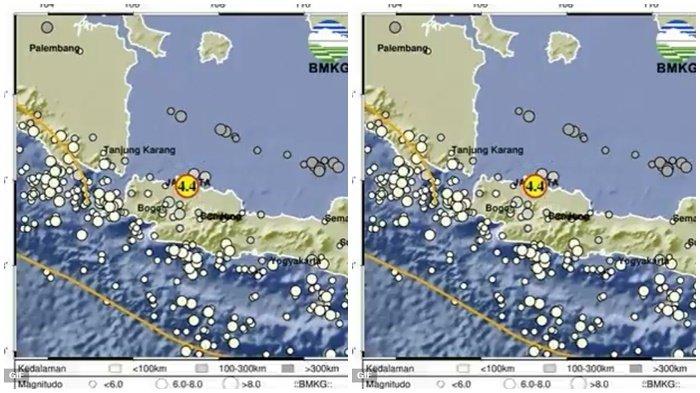 GEMPA KARAWANG TERKINI - Baru saja! info BMKG gempa Karawang hari ini, pusat gempa terkini 2 menit yang lalu Jawa Barat.