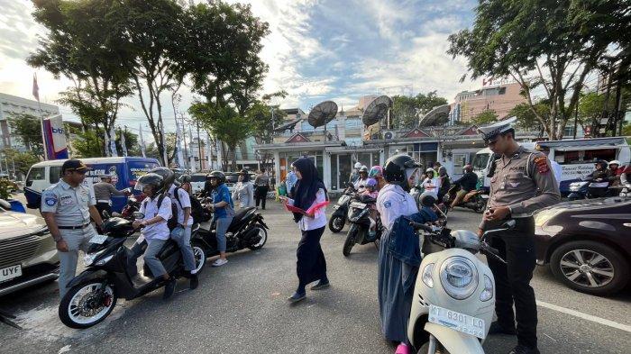 OPERASI ZEBRA MAHAKAM - Pada hari pertama Operasi Zebra Mahakam 2024 di Kalimantan Timur.