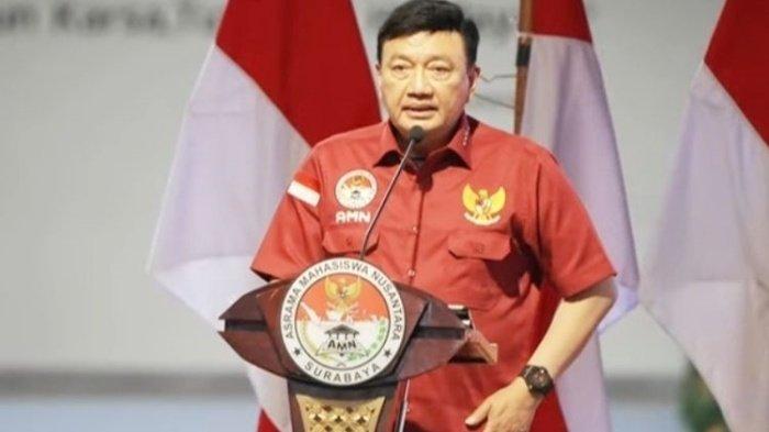 Kepala Badan Intelijen Negara (BIN) Budi Gunawan saat memberikan sambutan pada peresmian Asrama Mahasiswa Nusantara di Surabaya, Jawa Timur pada Selasa (29/11/2022). Presiden Jokowi berhentikan Budi Gunawan sebagai Kepala BIN. Herindra diusulkan ke DPR, besok segera jalani uji kelayakan.