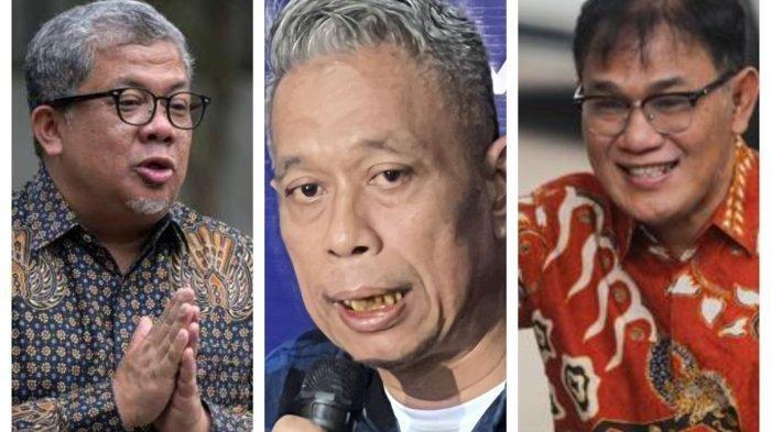 Fahri Hamzah, Agus Jabo, dan Budiman Sudjatmiko. Mantan aktivis 98 yang kini bergabung di pemerintahan Prabowo.