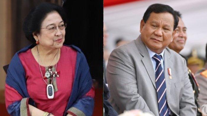 Megawati Soekarnoputri dan Prabowo Subianto.