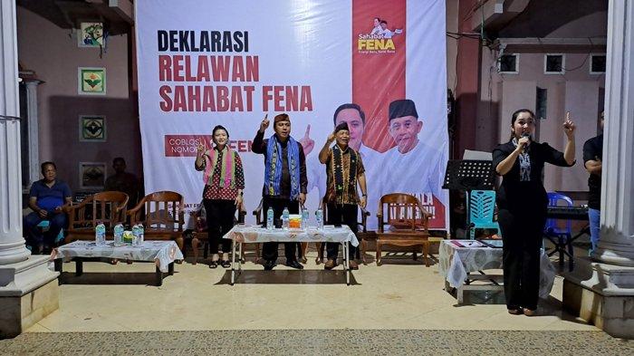 SAHABAT FENA - Deklarasi Sahabat FENA beserta dukungan kepada Calon Bupati Kutai Barat Frederick Edwin dan Calon Wakil Bupati Nanang Adriani.