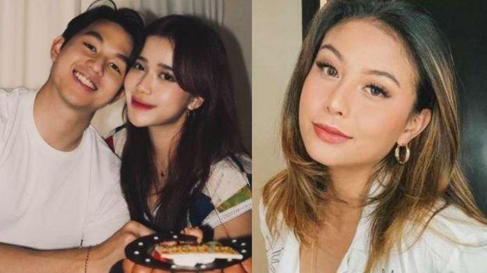 Brisia Jodie dan Alden (kiri), Awkarin (kanan). Awkarin dan Jodie tengah berseteru imbas Alden ambil water heater di kantor Karin