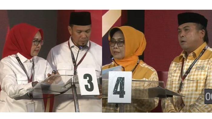 Pertanyaan antar paslon 03 ke 04 di debat Pilkada Bontang 2024