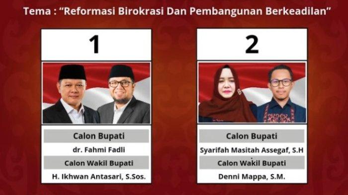 DEBAT PILKADA PASER 2024 - Dua paslon di Pilkada Paser 2024, Fahmi-Ikhwan dan Masitah-Depa. Tonton live debat terakhir Pilkada Paser 2024 hari ini, Sabtu (16/11/2024). Adu gagasan 2 paslon Fahmi-Ikhwan vs Masitah-Depa.
