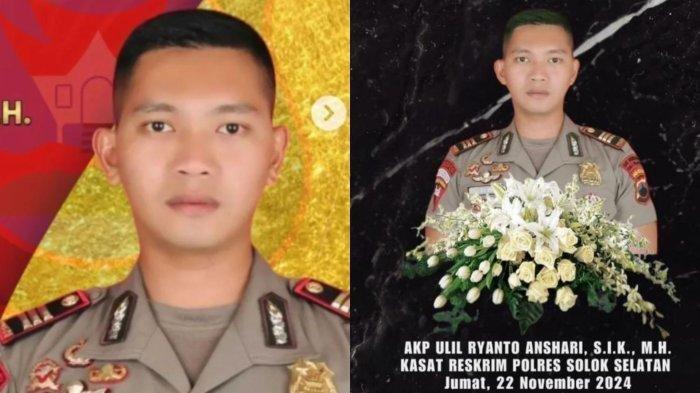 Kasat Reskrim Polres Solok Selatan AKP Ulil Ryanyo Anshari tewas ditembak Kabag Ops Polres Solok AKP Dadang Iskandar saat keduanya sedang sama-sama bertugas di Mapolres Solok Selatan, Jumat (22/11/2024) sekitar pukul 00.43 WIB.