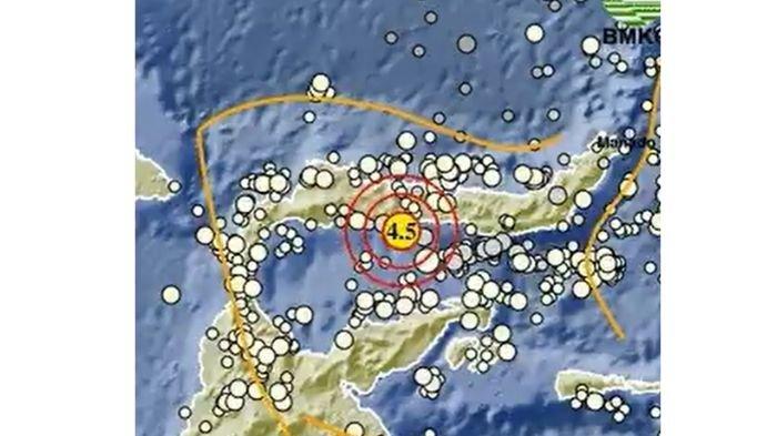 Gempa guncang Gorontalo hari ini magnitudo 4.5, cek info BMKG