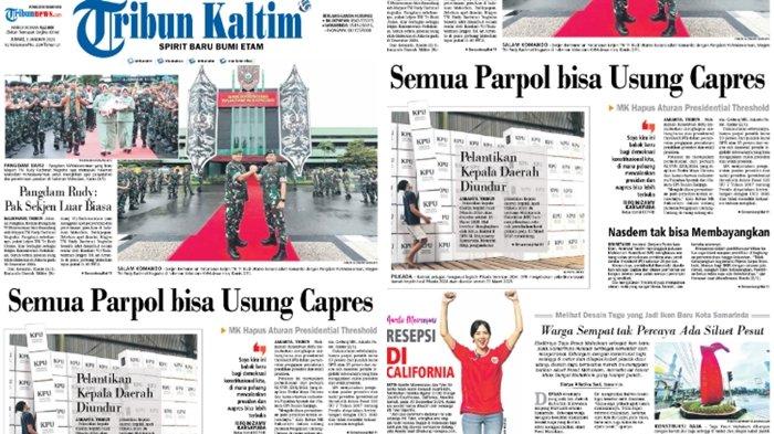 HL Tribun Kaltim hari ini.