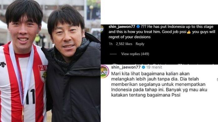 Shin Jae-wong, anak Shin Tae-yong marah imbas pemecatan sang ayah oleh PSSI