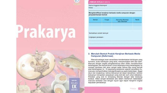Soal Prakarya kelas 9 semester 2 halaman 11, cek kunci jawabannya