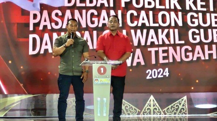 SENGKETA PILKADA JATENG 2024 - Paslon gubernur dan wakil gubernur Jawa Tengah nomor urut 1 Andika Perkasa-Hendrar Prihadi (Hendi). Alasan Andika-Hendi cabut gugatan Pilkada Jateng 2024. PDIP menyebut tak terkait kasus Hasto. Kata pengamat soal sikap PDIP di gugatan Pilkada Jateng 2024 ini.