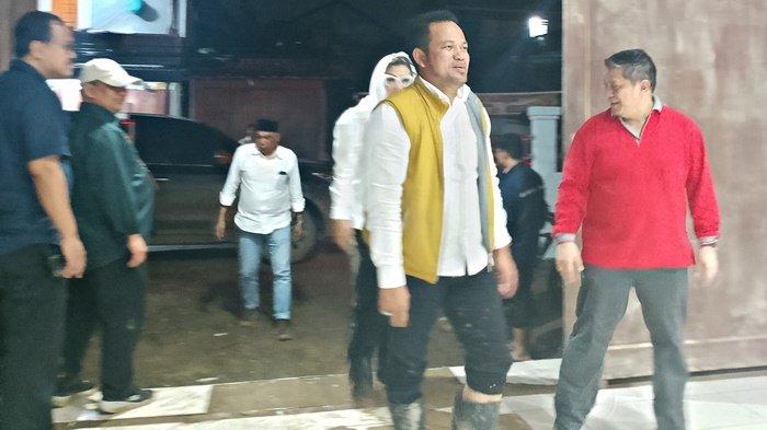 Rombongan Pj Gubernur Kaltim Akmal Malik saat tiba di Mahulu.