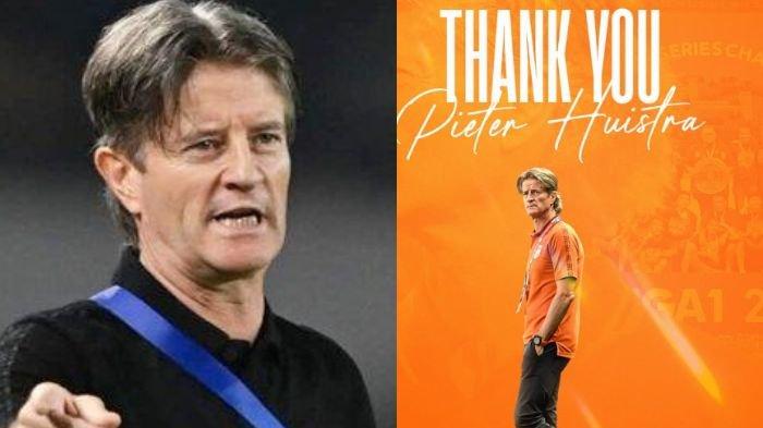 Pieter Huistra, pelatih Borneo FC Samarinda di Liga 1 yang resmi dipecat. Sempat digadang cocok melatih Timnas Indonesia
