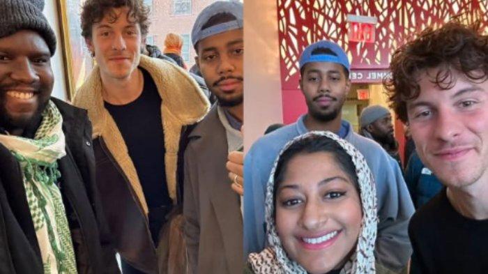 Shawn Mendes dan Mustafa, terlihat menghadiri salat Jumat di NYU.