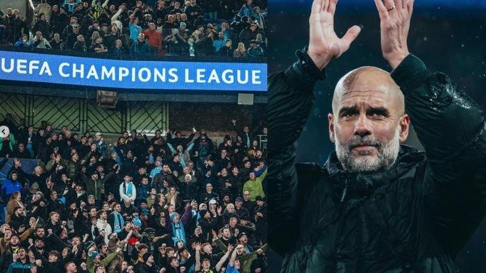 PEP GUARDIOLA DIEJEK - Pelatih Manchester City, Pep Guardiola diolah dari IG @Mancity. Suporter Real Madrid ejek pelatih Man City dengan nyanyian, bikin raksasa Liga Spanyol disanksi. (Instagram/mancity)