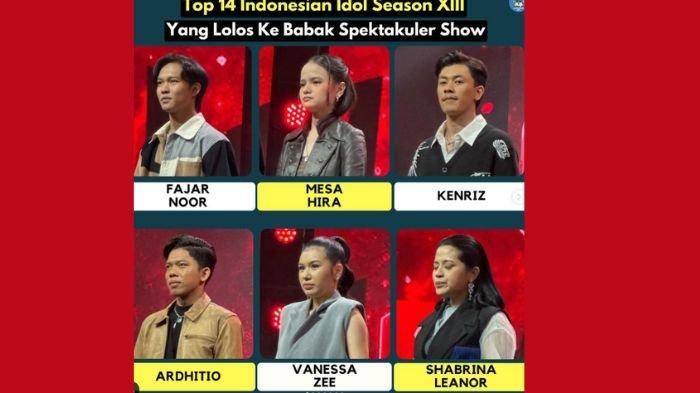 INDONESIAN IDOL 2025 - Berikut biodata Top 14 Indonesian Idol Spektakuler Show 1 lengkap umur dan akun Instagram