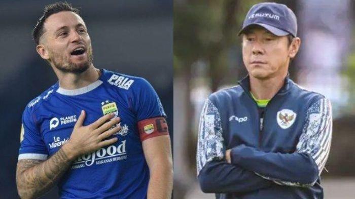 MARC KLOK PEMBOHONG - Marc Klok (kiri) dan Shin Tae-yong (kanan). Pemain Persib Bandung sebut mantan pelatih Timnas Indonesia diktator, asisten STY sebut pembohong