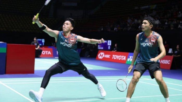 THAILAND OPEN 2025 - Pasangan Fajar/Rian yang akan menjadi salah satu wakil Indonesia di babak perempat final Thailand Open 2025 hari ini, Jumat (16/5/2025). Cek jadwal badminton Thailand Open 2025 hari ini, lengkap live TV dan scorenya. (PBSI)