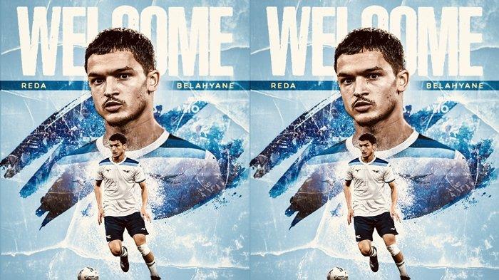 PEMAIN BARU LAZIO - Poster pemain baru Lazio Reda Belahyane yang diperkenalkan melalui akun X terverifikasi @OfficialSSLazio, Selasa (4/2/2025). Gelandang Maroko ini didatangkan dari Hellas Verona pada bursa transfer musim dingin Liga Italia Serie A. (X.com/@OfficialSSLazio)