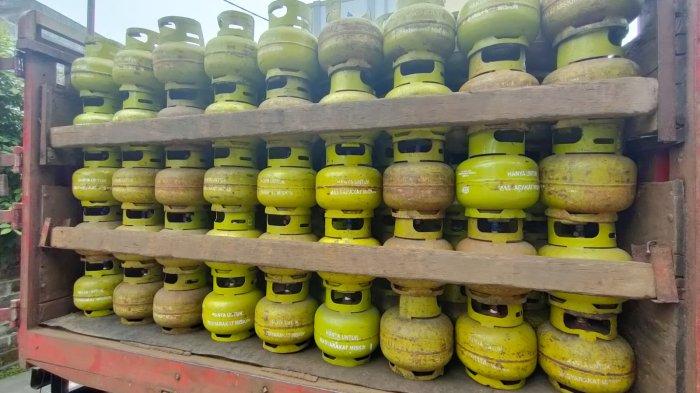 GAS ELPIJI SUBSIDI - Foto tabung gas elpiji subsidi 3 Kg.