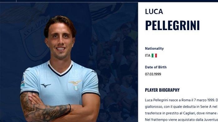 LAZIO CORET PELLEGRINI - Foto tangkap layar bek kiri Lazio Luca Pellegrini yang dipublikasikan di situs resmi sslazio.it, Jumat (7/2/2025). Usai dicoret dari skuad Serie A, kini Pellegrini juga dibuang dari skuad Liga Europa UEFA. (sslazio.it, 2025)