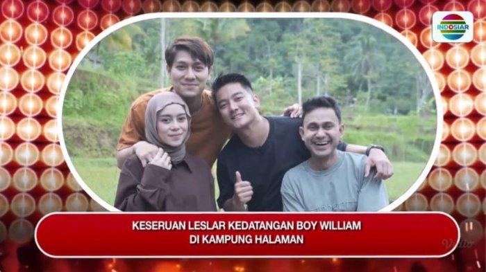 KAMPUNG HALAMAN LESTI - Potret kebersaman Lesti Kejora bersama Boywiliam saat mengunjungi kampung kelahirannya. (InfotainmentIndosiar)