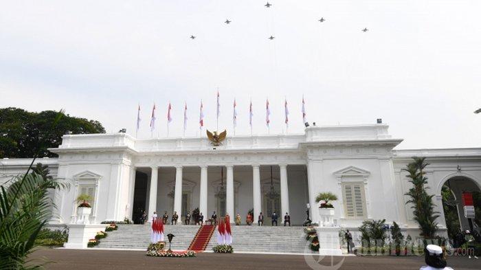 PELANTIKAN KEPALA DAERAH - Suasana Istana Negara ketika peringatan HUT ke-76 TNI, Selasa (5/10/2021). Berikut daftar kepala daerah asal Provinsi Jawa Tengah yang dilantik pada 20 Februari 2025 di Istana Negara. (Tribunnews/HO/Biro Pers Setpres/Lukas)