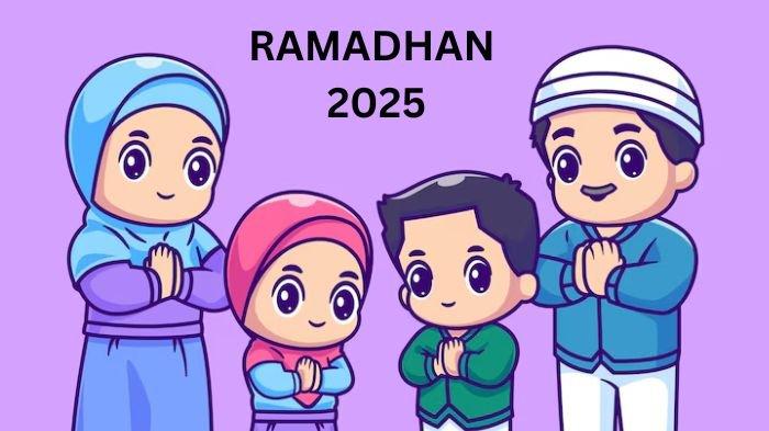 POSTER RAMADHAN 2025 - Ilustrasi poster Ramadhan yang diolah dari Freepik, Kamis (20/2/2025). Berikut link posternya yang bisa diunduh langsung secara gratis. (Freepik)