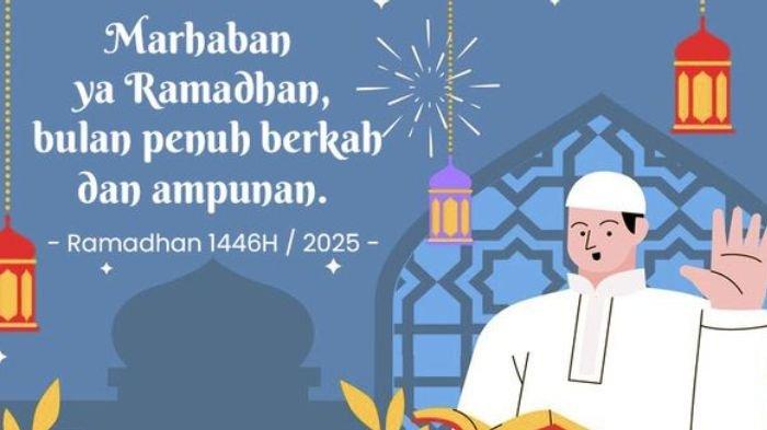POSTER RAMADHAN 2025 - Ilustrasi poster menyambut bulan Ramadhan 2025 gratis di Pinterest. Berikut pilihan poster atau background Ramadhan versi HD yang tinggal unduh, lengkap cara edit background di Canva. (Pinterest/Reviewsteknologiku. Tech)
